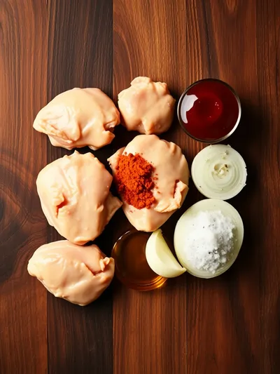 Easy Baked BBQ Chicken – Quick Oven Recipe - ingredients preparation
