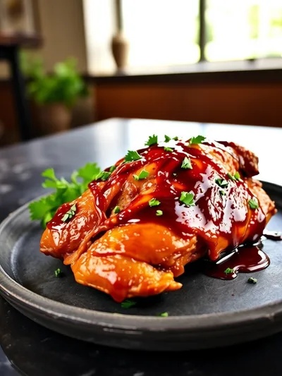 Easy Baked BBQ Chicken – Quick Oven Recipe - cooking process