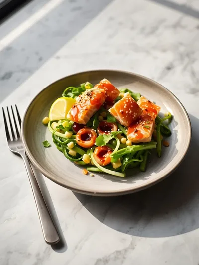Bang Bang Salmon Bites Bowls - ready to serve