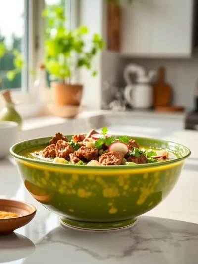 Instant Pot Beef Pozole Verde Recipe