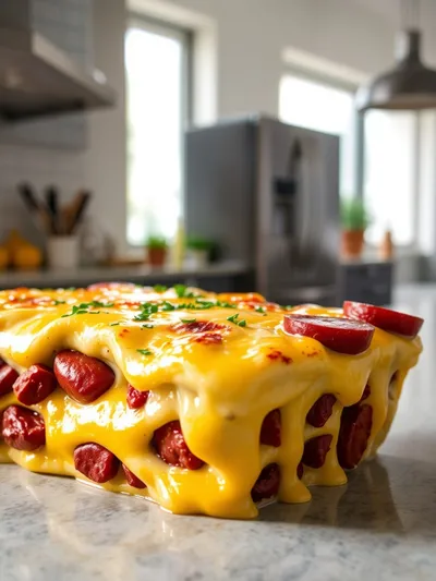 Easy Beef Sausage and Egg Casserole