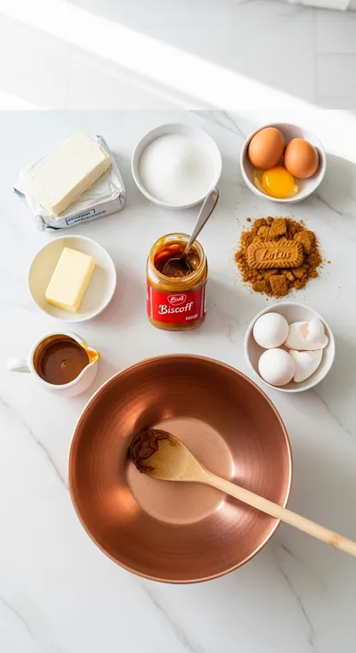 Heavenly Biscoff Cheesecake Delight - cooking process