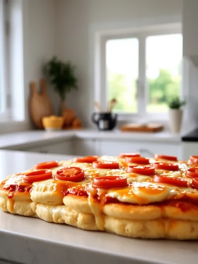 Bubble Up Biscuit Pizza Casserole