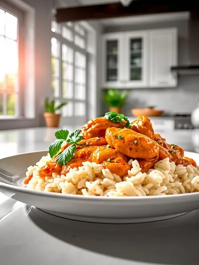 Butter Chicken and Rice – Easy One-Pan Recipe