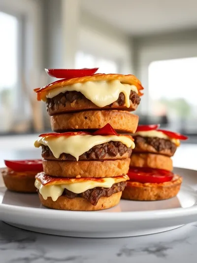 Cheesy Keto Beef Pepperoni Bites