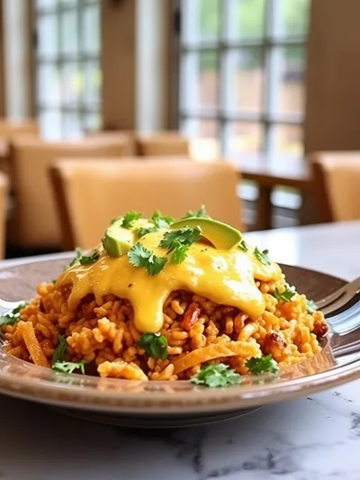Cheesy Taco Rice – Quick & Easy Lunch - ready to serve