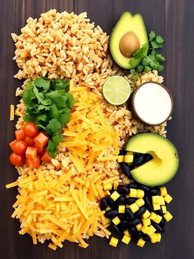 Cheesy Taco Rice – Quick & Easy Lunch - ingredients preparation