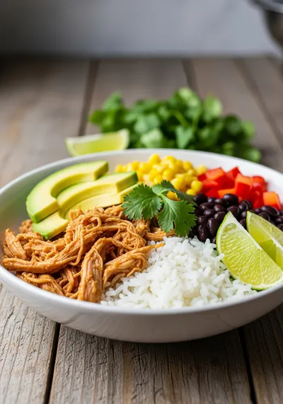 Chicken Burrito Bowl – Slow Cooker Recipe