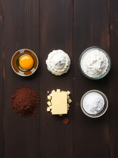Perfectly Chocolate Hershey's Chocolate Cake - ingredients preparation