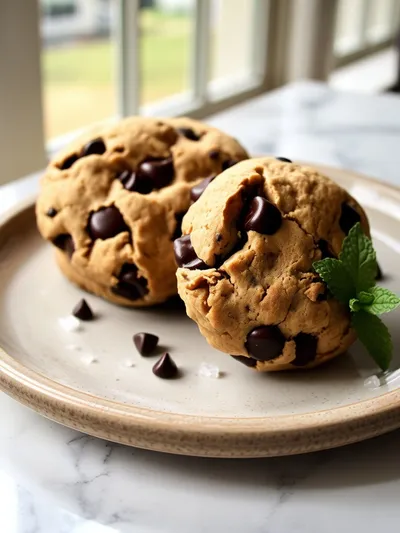 Thick Chocolate Chip Cookies – Crispy Edges & Gooey Centers - ready to serve