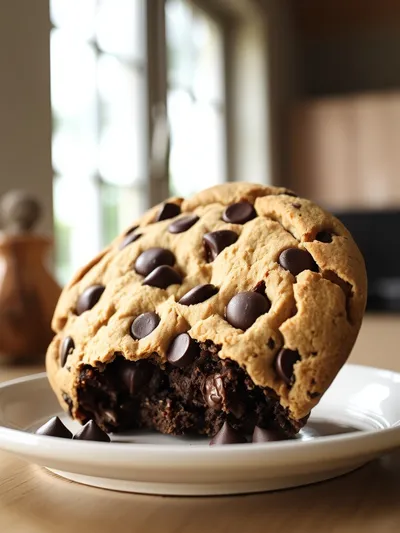 Thick Chocolate Chip Cookies – Crispy Edges & Gooey Centers
