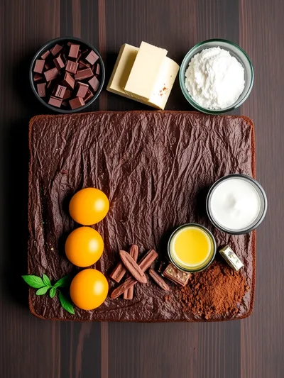 Chocolate Loaf Cake Recipe - ingredients preparation