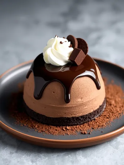 Chocolate Mousse Cake – Light & Fluffy Dessert - ready to serve