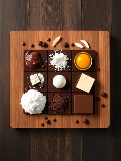 Chocolate Mousse Cake – Light & Fluffy Dessert - ingredients preparation