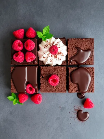 Chocolate Raspberry Cake Recipe - ingredients preparation