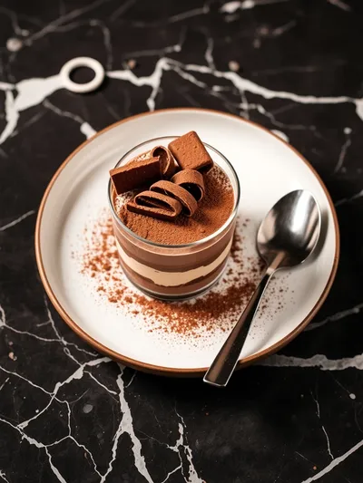 Easy Chocolate Tiramisu in 20 Minutes - ready to serve