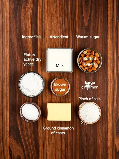 Best Homemade Cinnamon Rolls - ingredients preparation