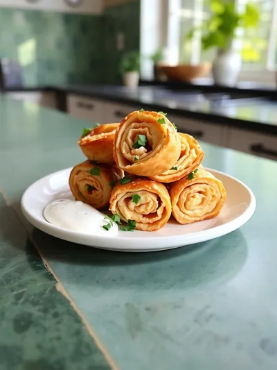 Crack Chicken Pinwheels – Quick & Easy Appetizer - cooking process