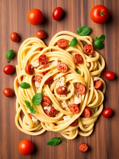 Creamy Italian Sausage Rigatoni - ingredients preparation