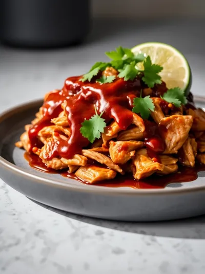 Crockpot BBQ Chicken – Easy Pulled Chicken Recipe - ready to serve