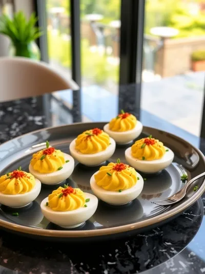 Deviled Egg Chicks: Cute Appetizer Recipe - ready to serve