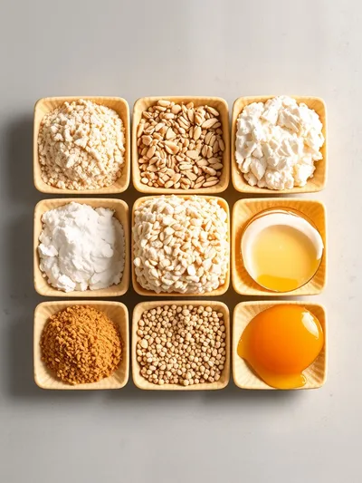 Diabetic Biscuits for Breakfast - ingredients preparation