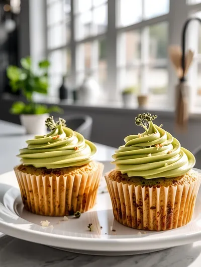 Earth Day Cupcakes Recipe - cooking process