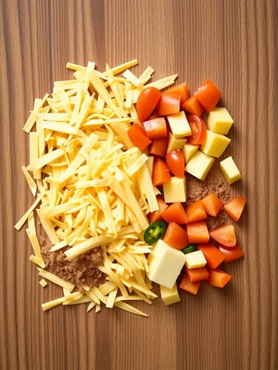 Extra Creamy Queso – Quick & Easy Cheese Dip - ingredients preparation