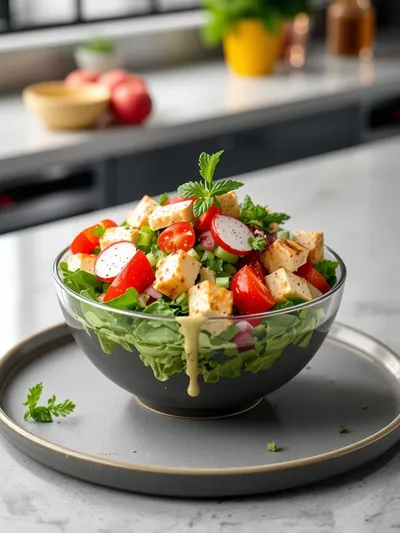 Fattoush Salad – Fresh and Crunchy - ready to serve