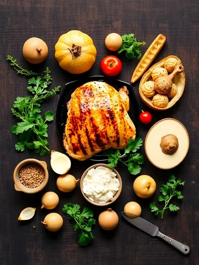 French Baked Chicken – Easy Dinner Recipe - ingredients preparation