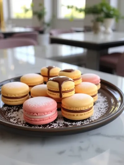 French Macarons - ready to serve