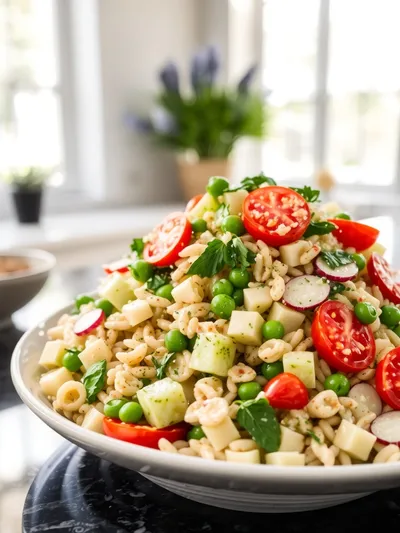 Fresh Spring Orzo Pasta Salad