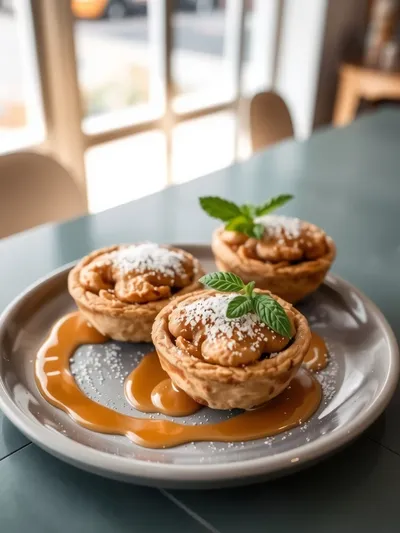 Fried Apple Pies - ready to serve