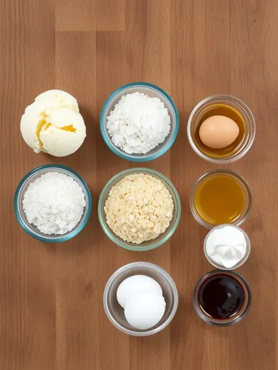 Fried Ice Cream Cake Recipe - ingredients preparation