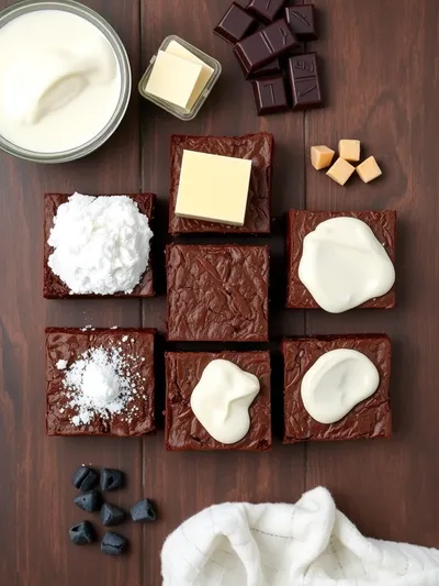 Frosted Brownies – Fudgy Lunch Lady Recipe - ingredients preparation