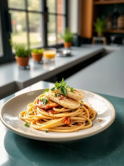 Garlic Parmesan Linguine – Creamy 20‑Minute Meal - cooking process