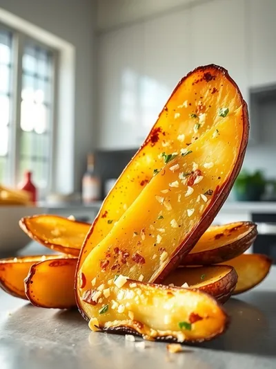 Garlic Parmesan Potato Wedges – Easy Baked Comfort Side
