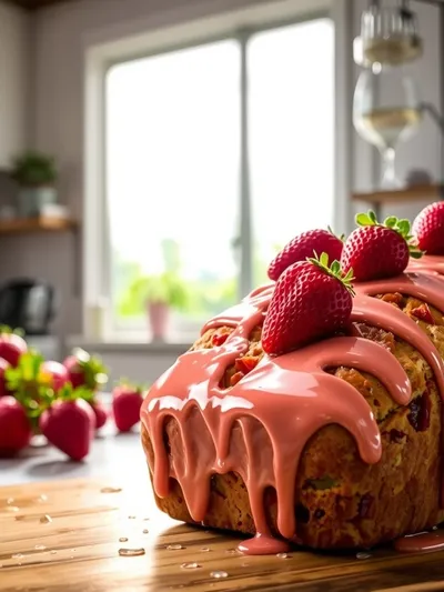 Glazed Strawberry Bread – Sweet Strawberry Dessert