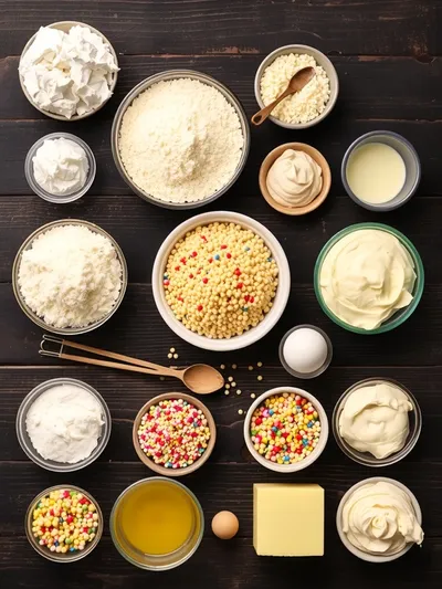 Graduation Party Cake Recipe - ingredients preparation
