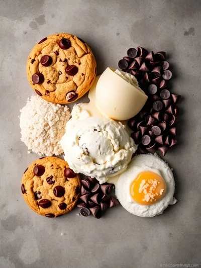 Ice Cream Sandwich Recipe - ingredients preparation