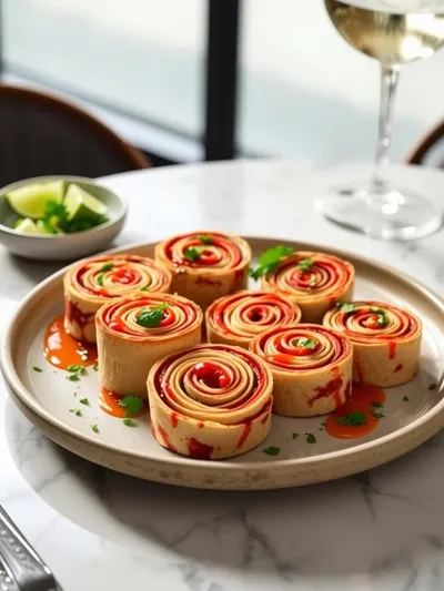 Mexican Pinwheels – Easy Finger Food - ready to serve