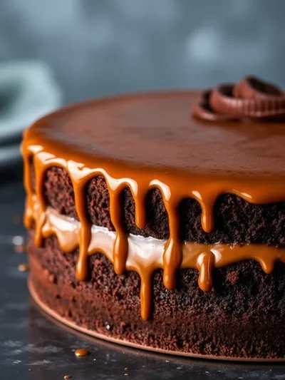 Moist Chocolate Caramel Cake – One Bowl