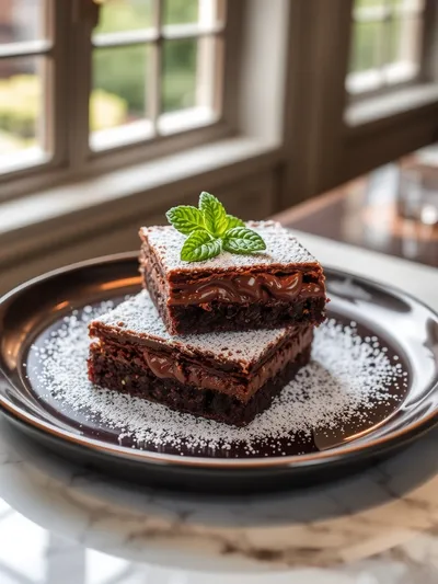 Nutella Brownies – Ooey, Gooey & Delicious - cooking process