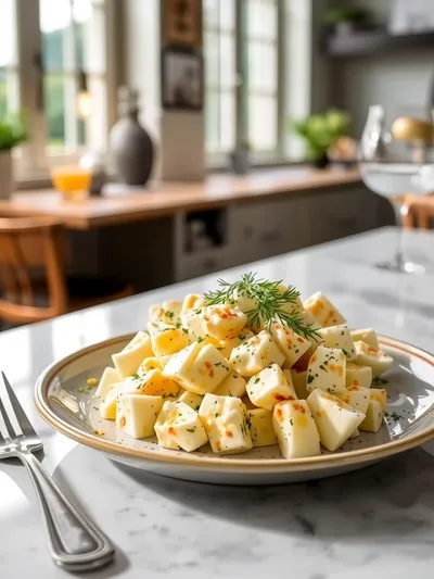 Old Fashioned Egg Salad - ready to serve