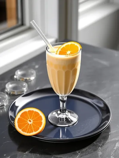 Orange Creamsicle Milkshake – Creamy Citrus Delight - ready to serve