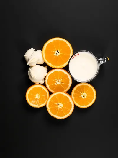 Orange Creamsicle Milkshake – Creamy Citrus Delight - ingredients preparation