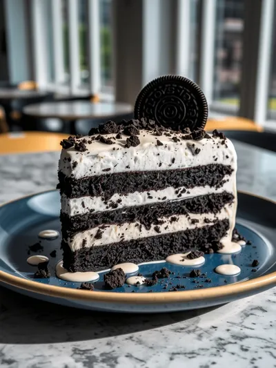 Oreo Ice Cream Cake – Easy Dessert Recipe - cooking process