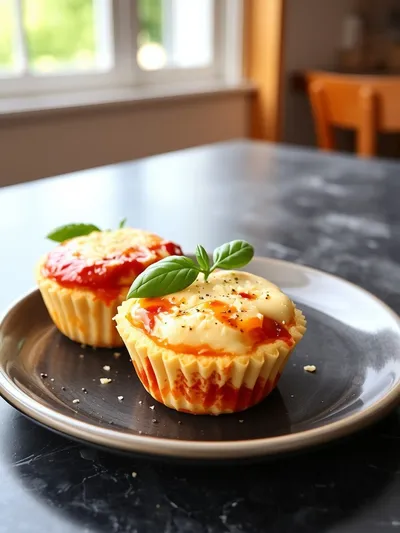 Pizza Cupcakes Recipe - ready to serve