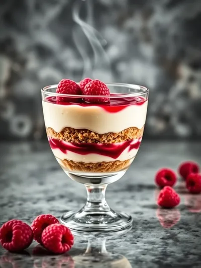 Raspberry Cheesecake in a Glass – Summer Dessert