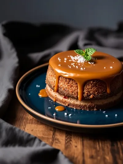 Salted Caramel Cake Recipe - ready to serve